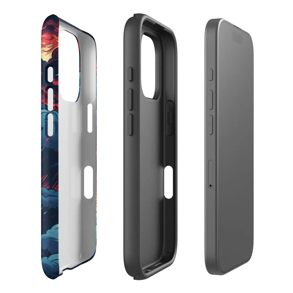 Dynamic Tempestuous Clouds Illustration | Phone Case