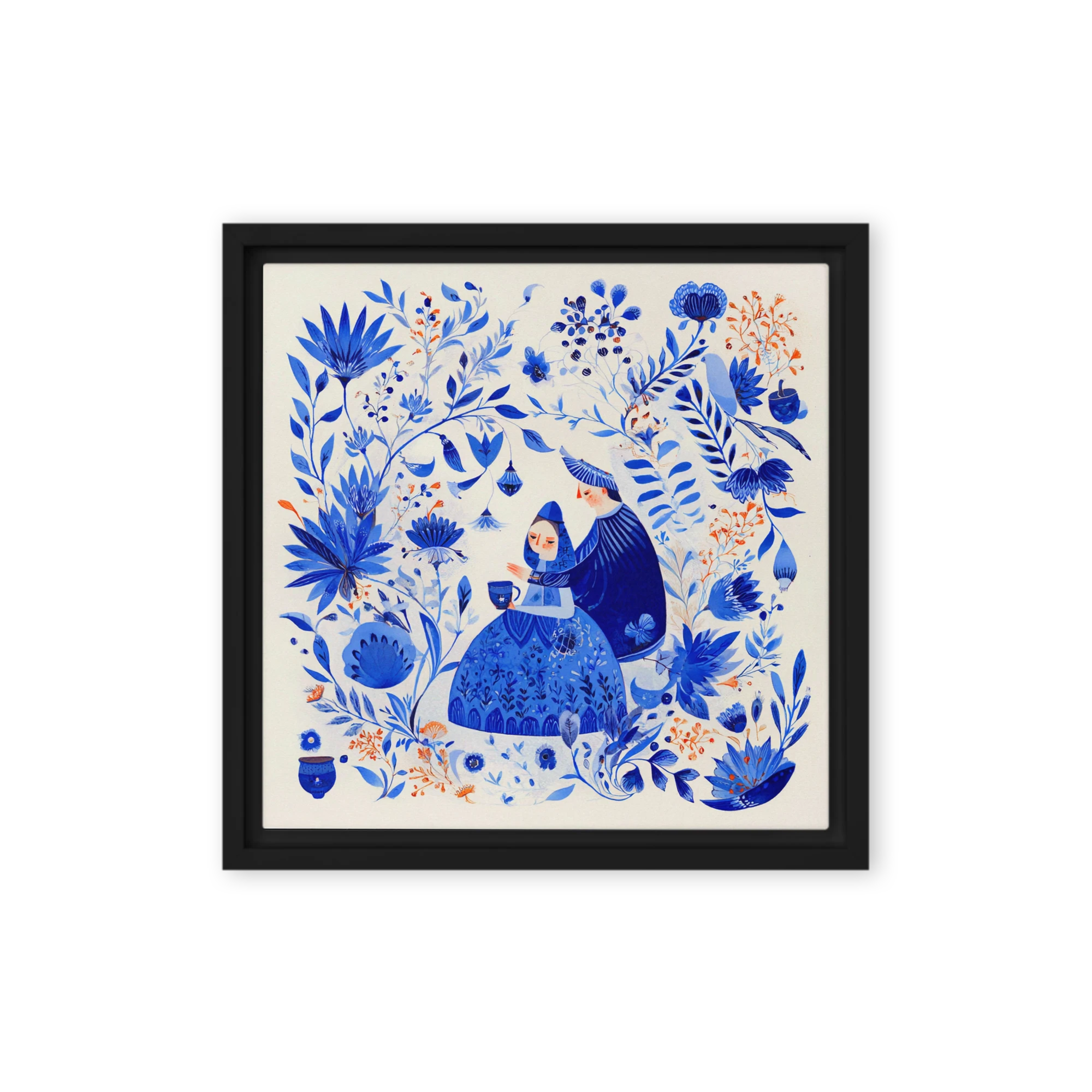 Folkloric Floral Embrace