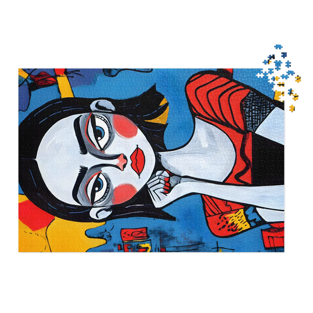 Thoughtful Muse 
 Jigsaw Puzzle in Tin Box