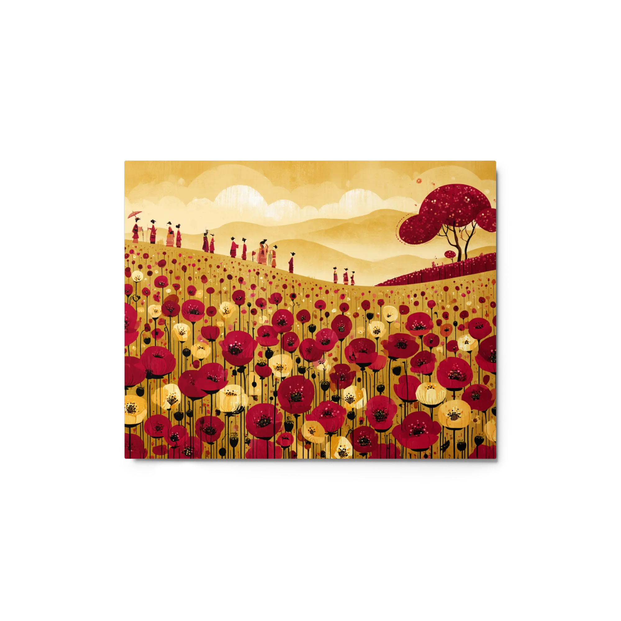 The Golden Procession | Art Print
