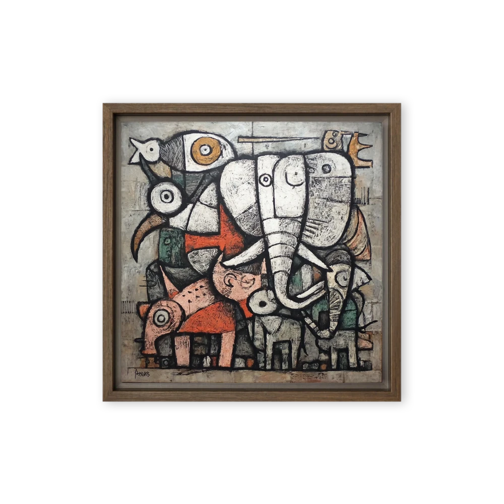 Abstract Elephant Symphony | Art Print