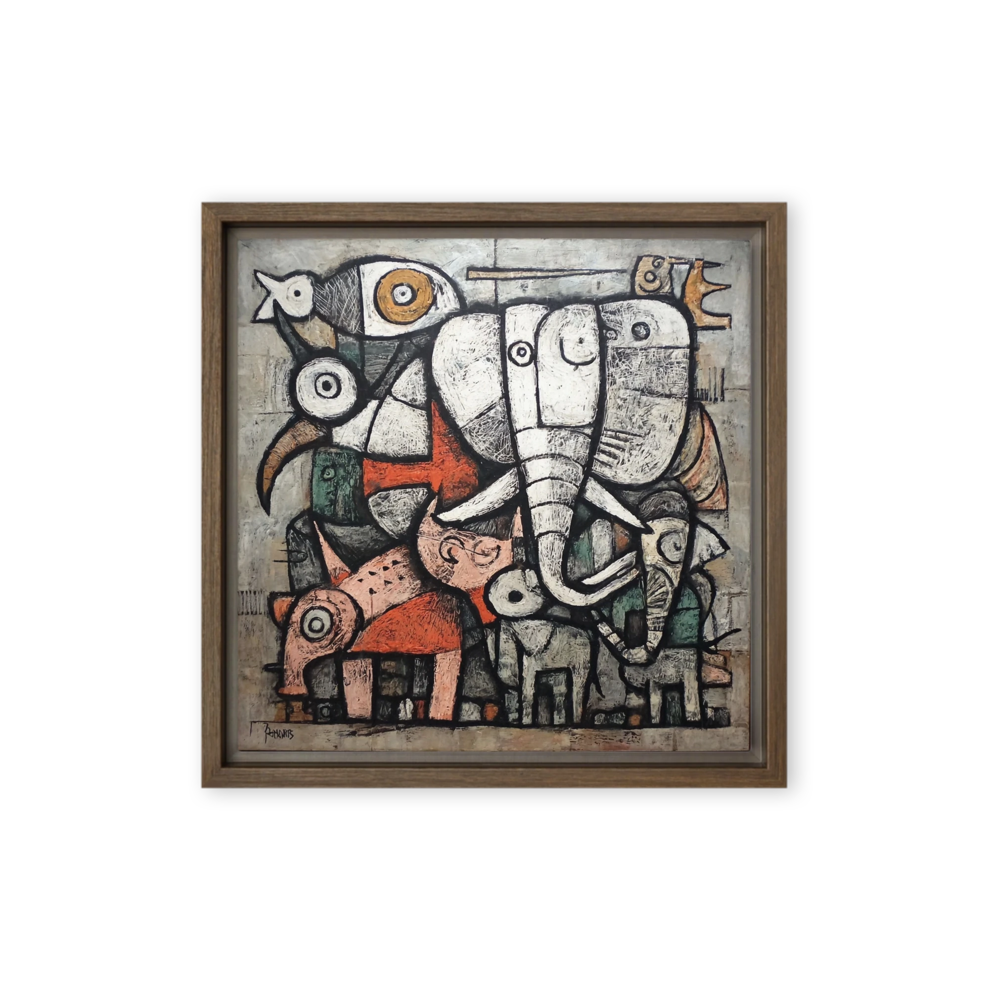 Abstract Elephant Symphony