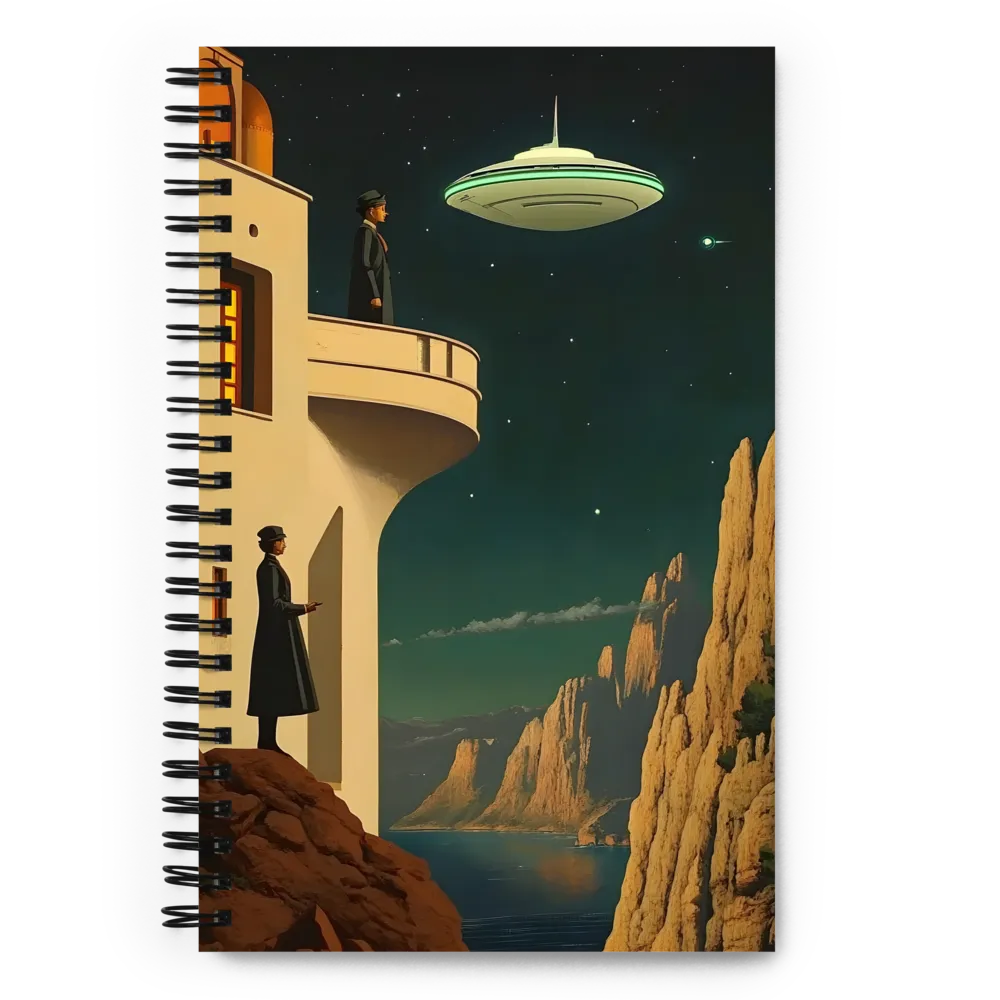 Nocturnal Encounter 
 Spiral Notebook | 140 pages