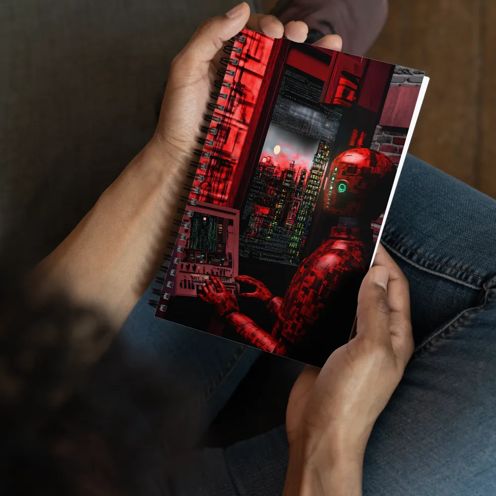 Digital Dystopia 
 Spiral Notebook | 140 pages
