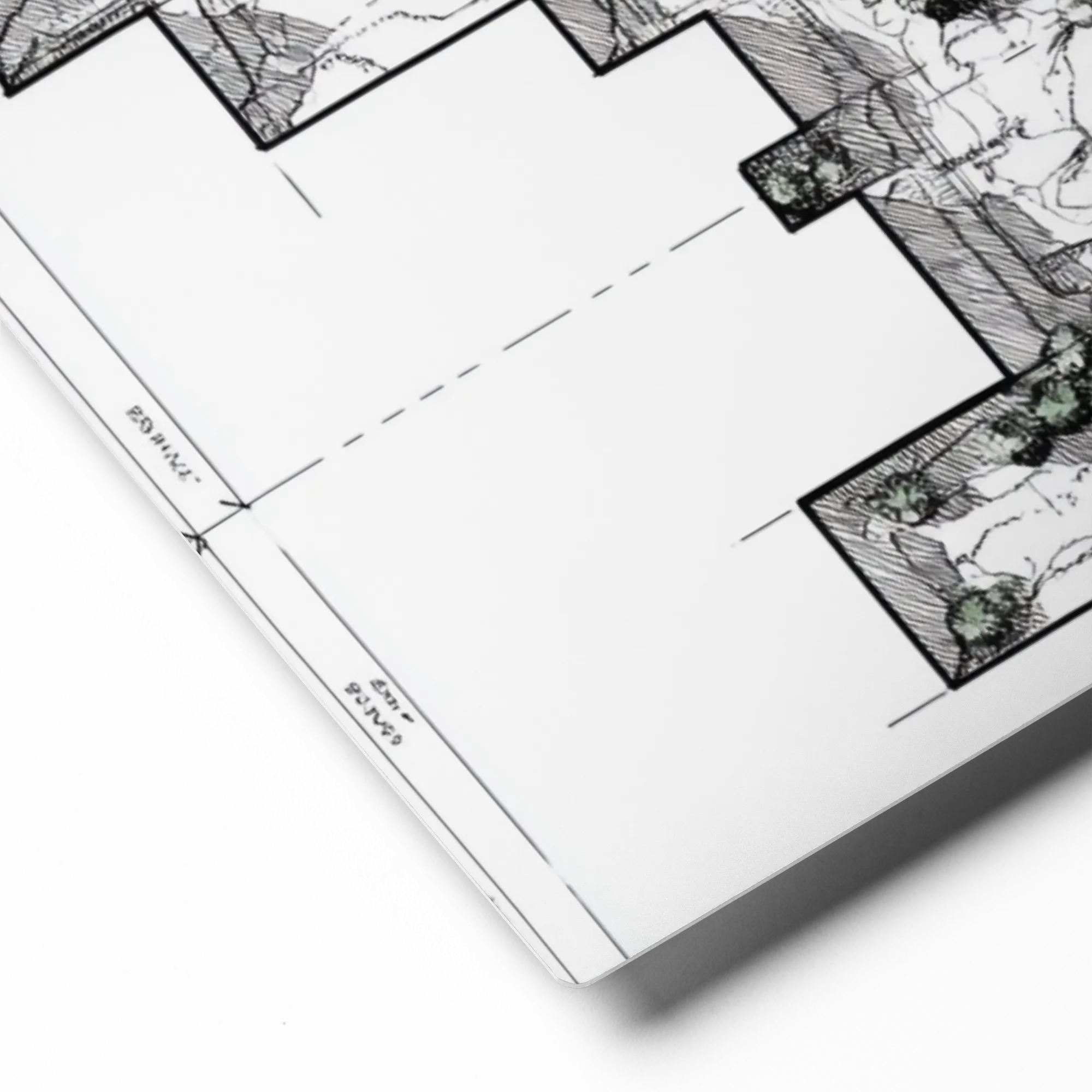 Architectural Landscape Plan | Art Print