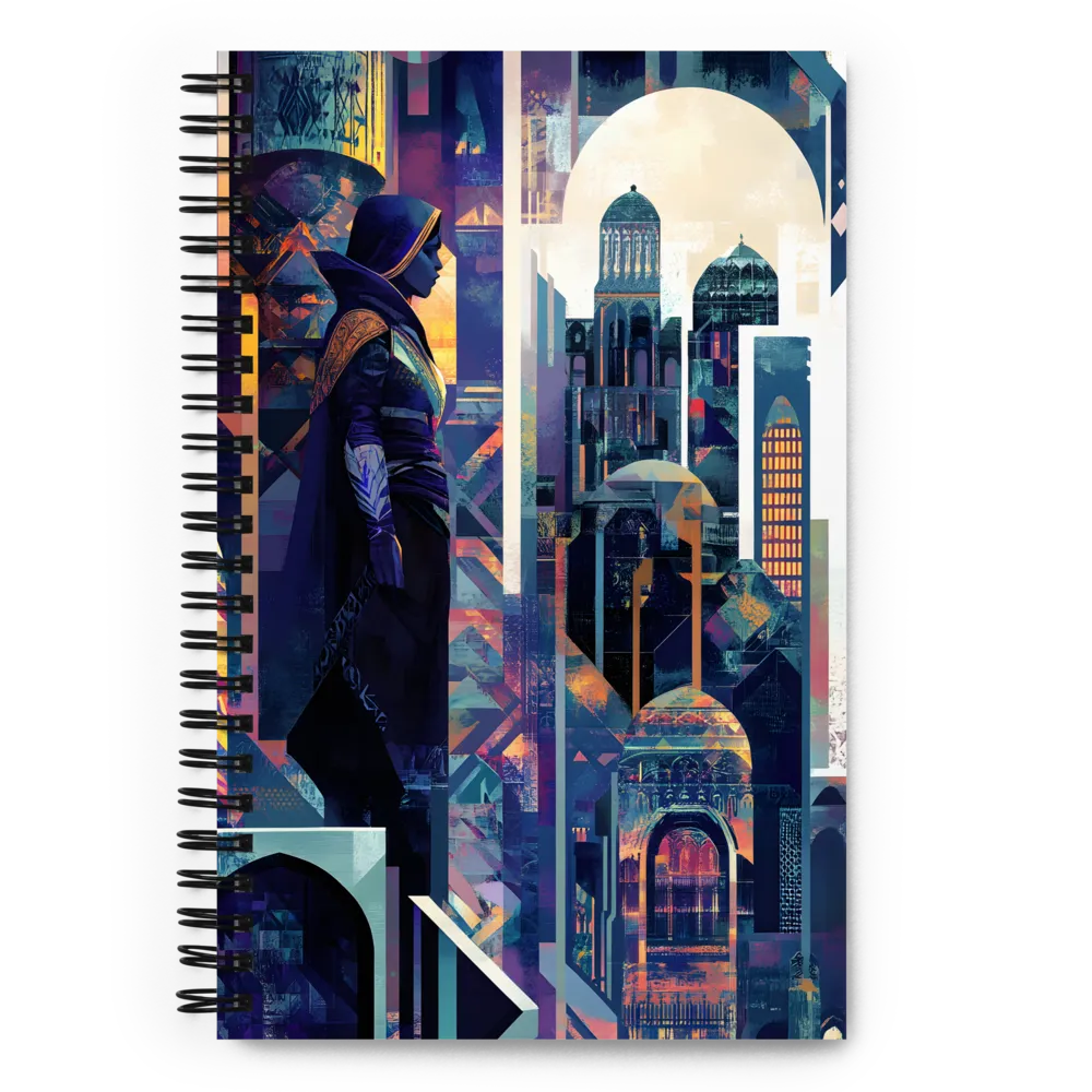 Enigmatic Urban Wanderer 
 Spiral Notebook | 140 pages