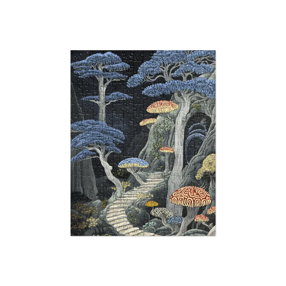 Enchanted Mushroom Forest 
 Jigsaw Puzzle