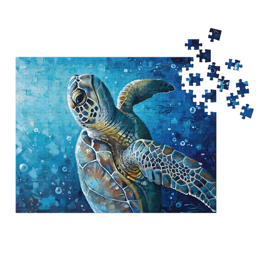 Azure Sea Turtle