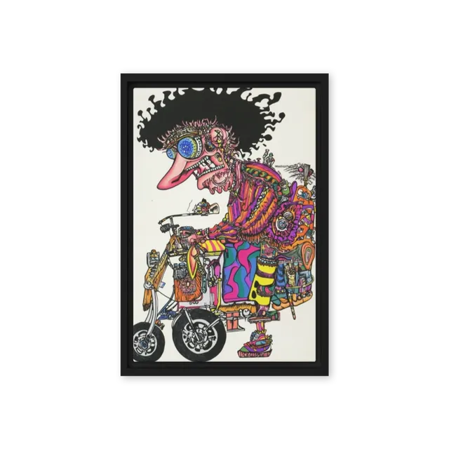 Psychedelic Urban Rider | Art Print