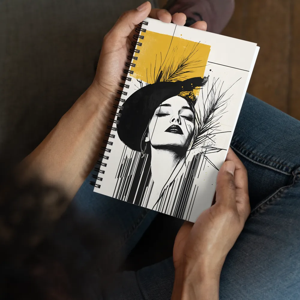 Contemplation in Graphic Contrast 
 Spiral Notebook | 140 pages