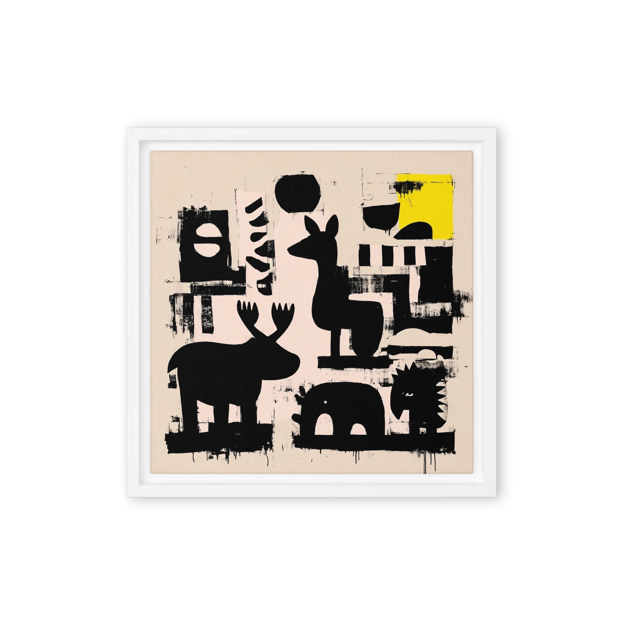 Abstract Animal Silhouettes