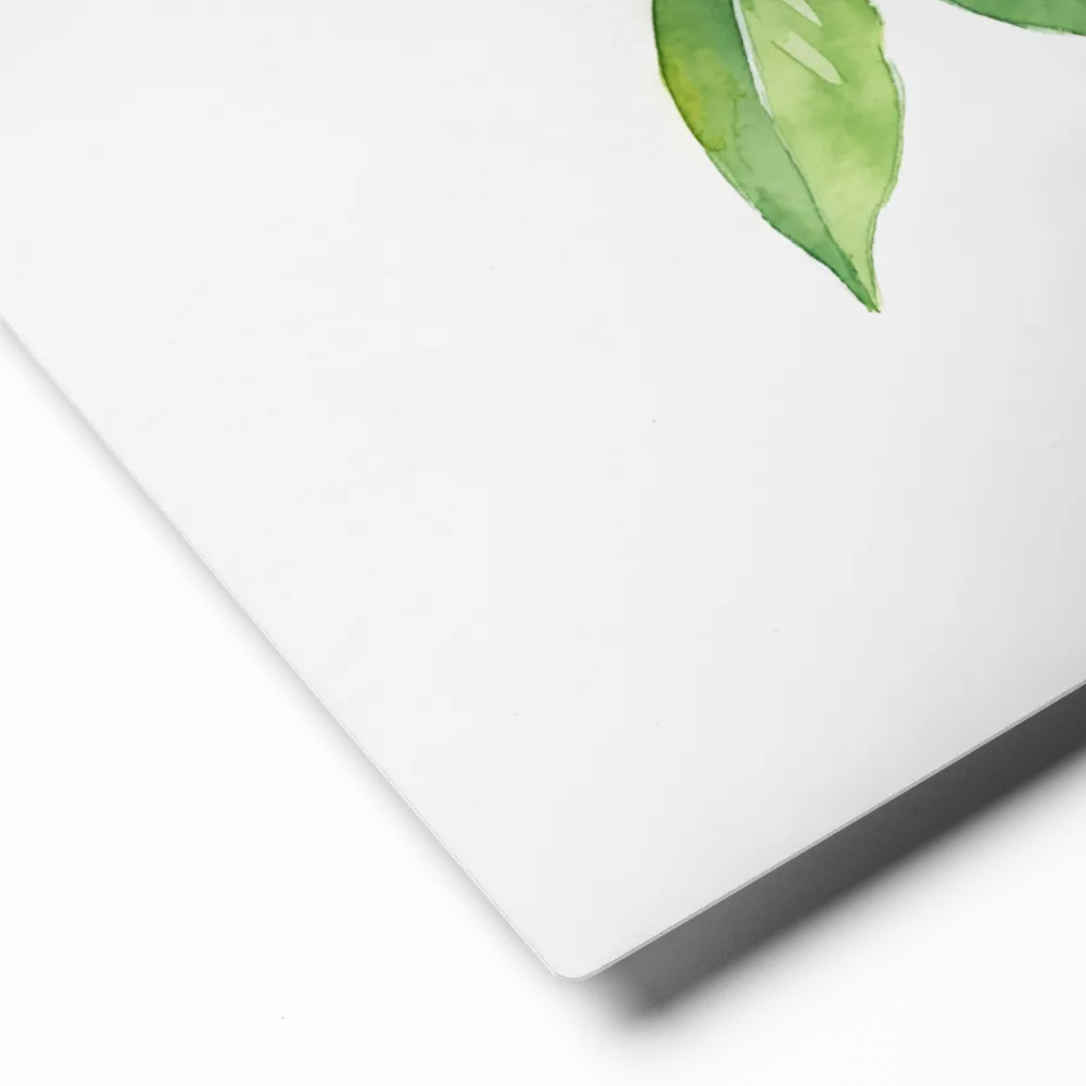 Watercolor Lemon Branch | Art Print