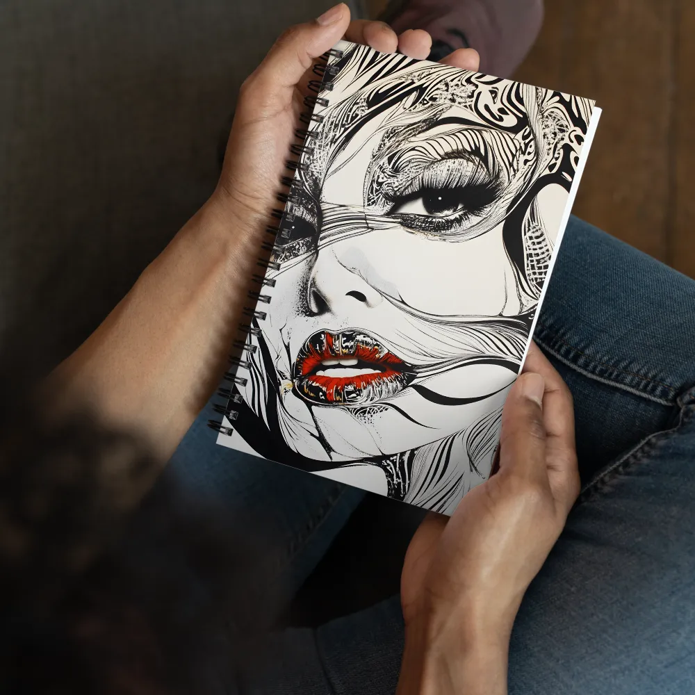 Enigma of Lines 
 Spiral Notebook | 140 pages