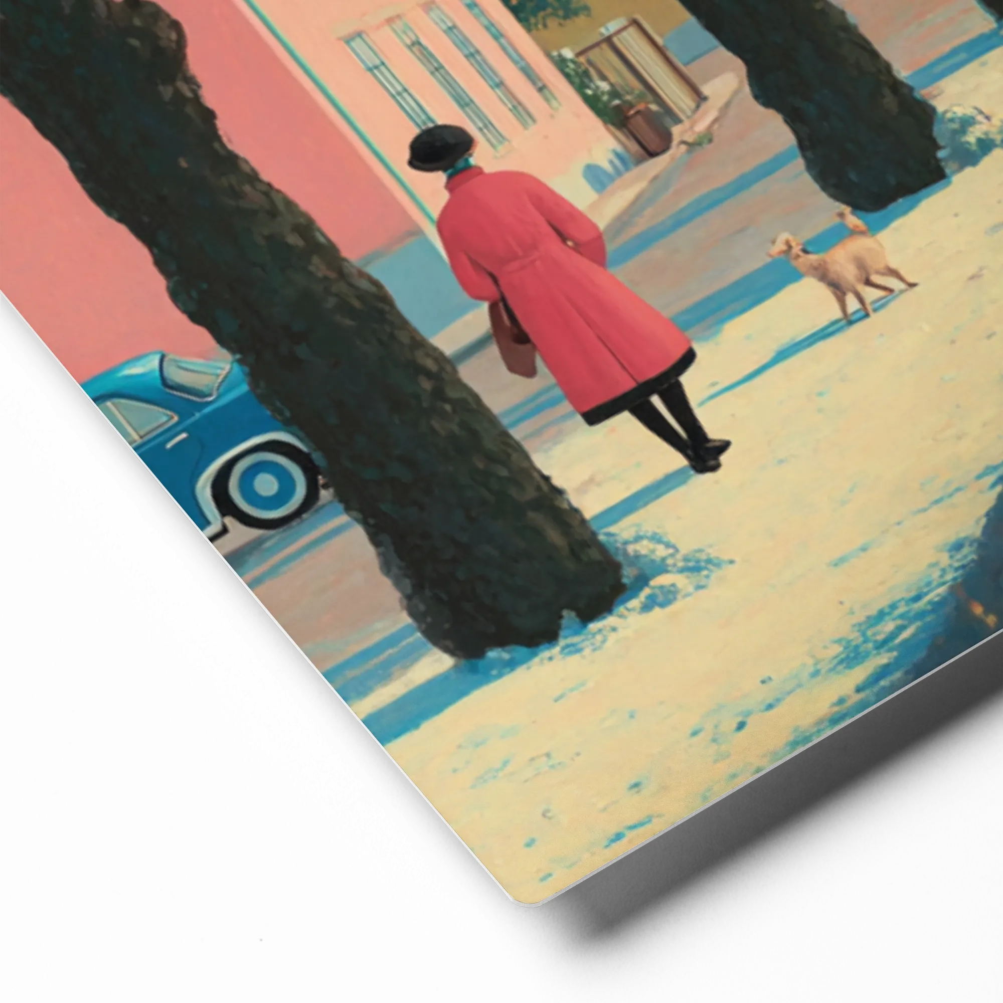 Winter Stroll by the Canal | Art Print