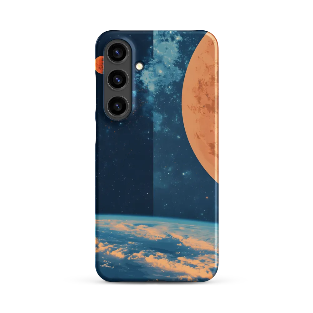 Cosmic Scene with Planets | Phone Case