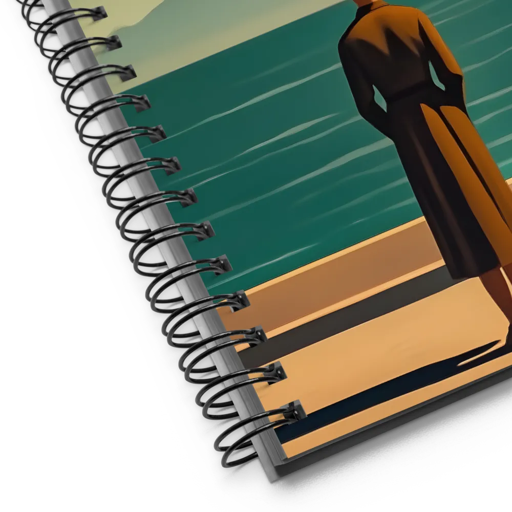 Contemplation by the Sea 
 Spiral Notebook | 140 pages