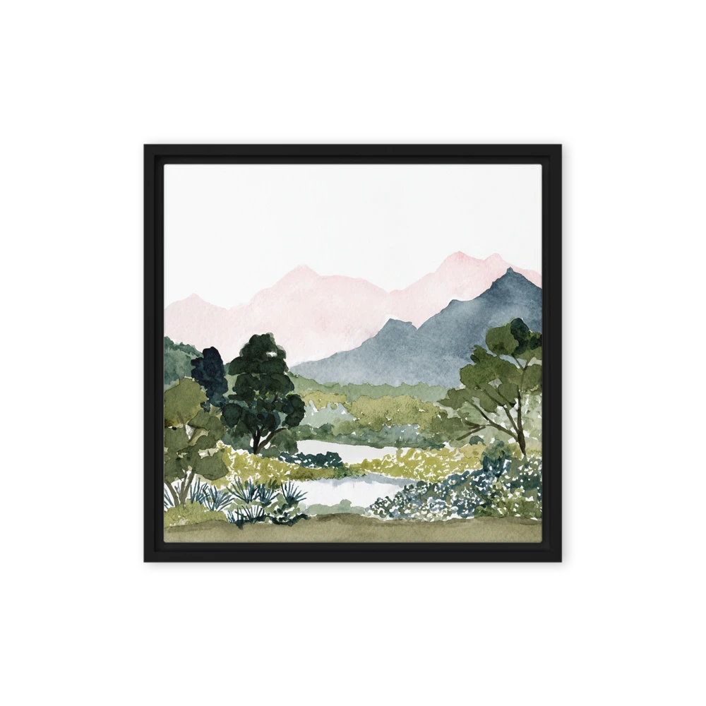 Soft Mountain Horizon | Art Print