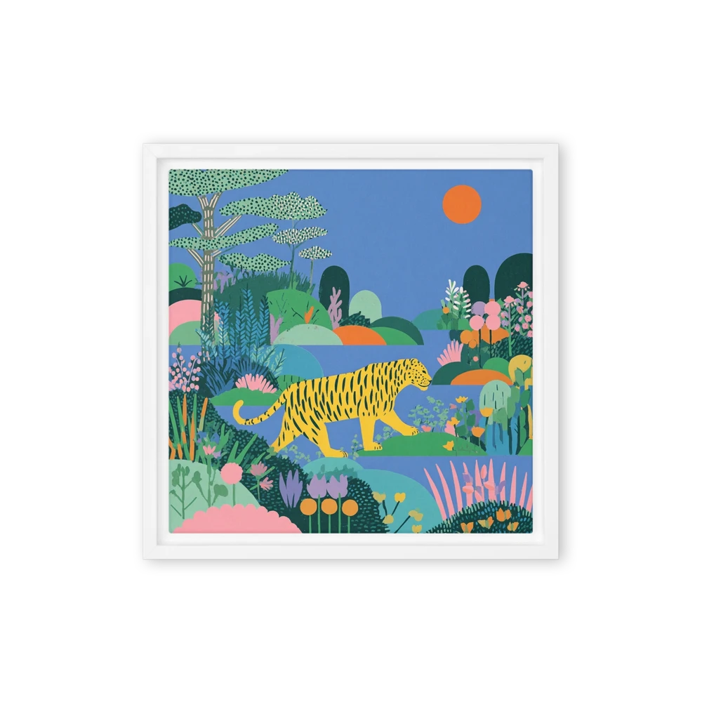 The Tiger in the Garden | Art Print