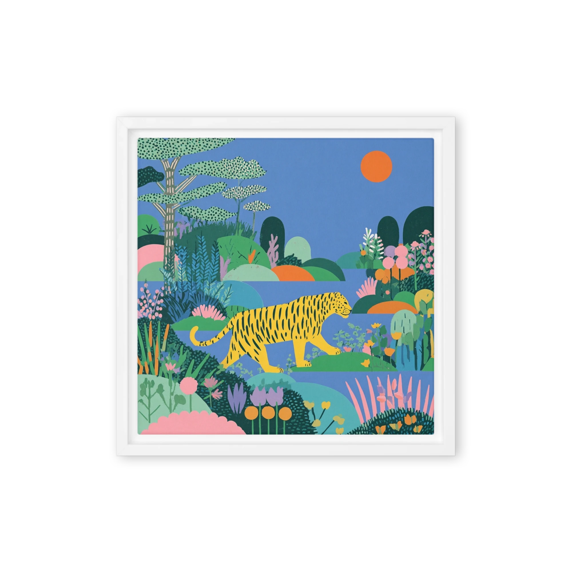The Tiger in the Garden | Art Print