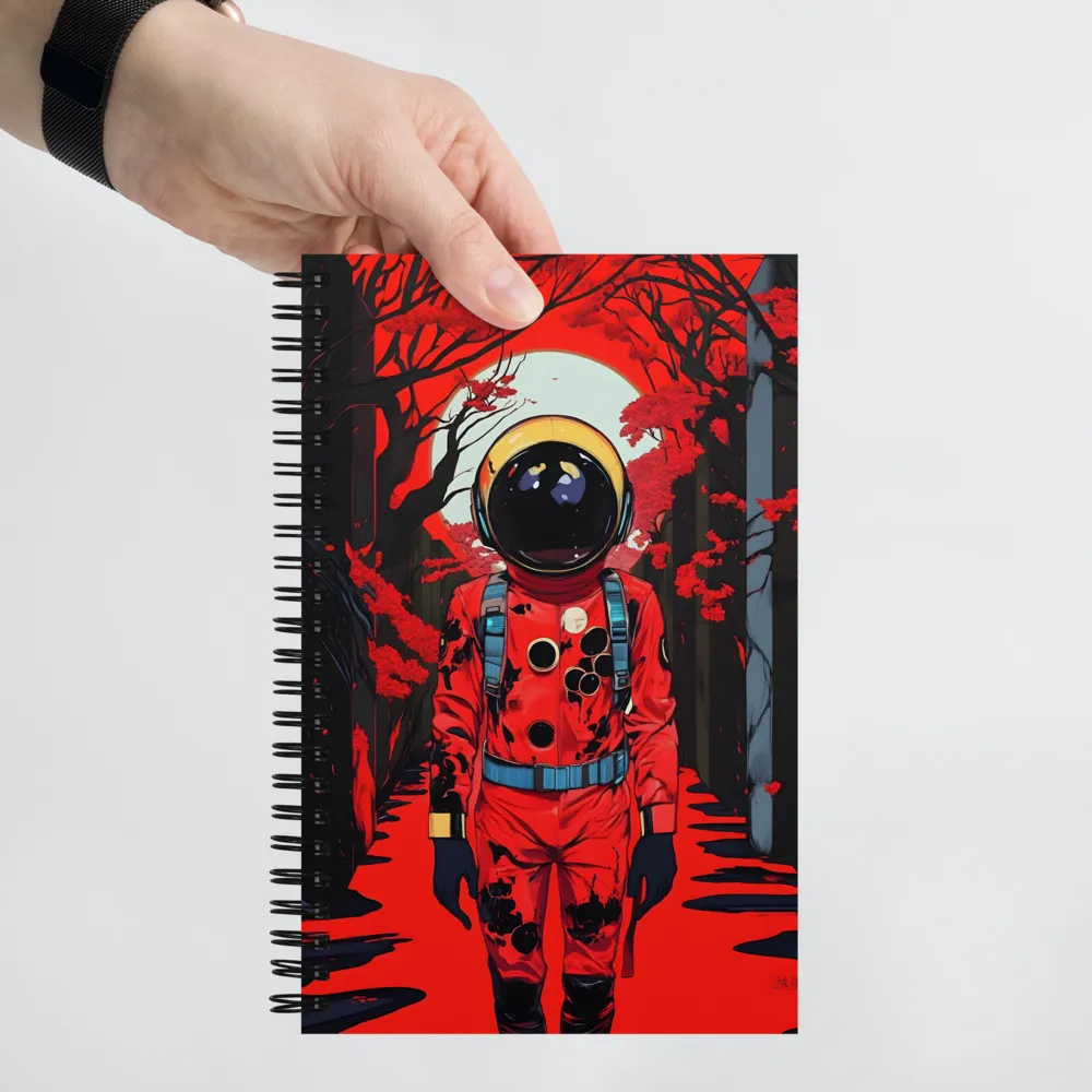 The Crimson Wanderer 
 Spiral Notebook | 140 pages