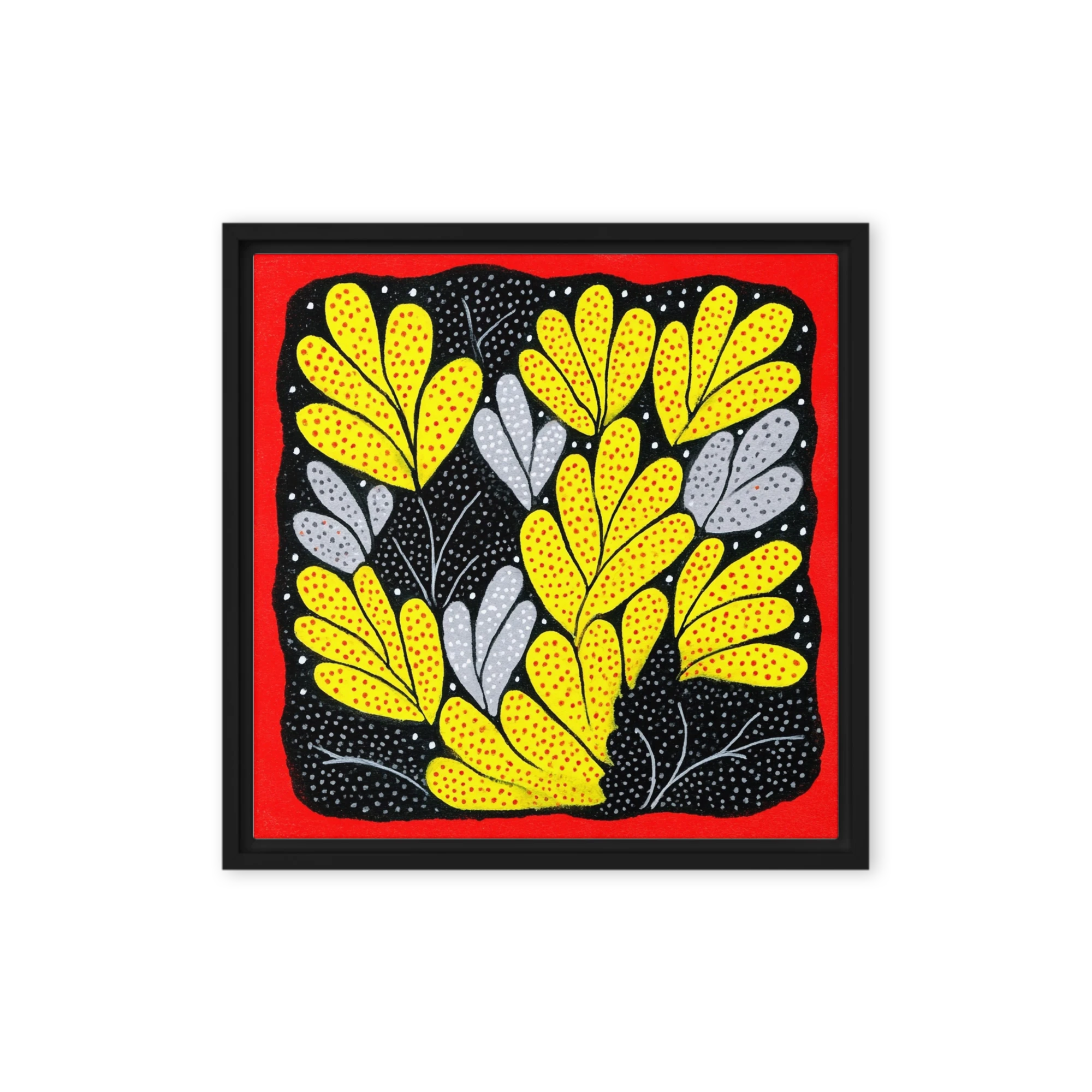 Dotted Folk Foliage