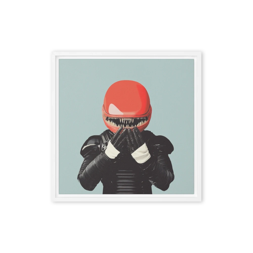 Alien Astronaut with Red Helmet