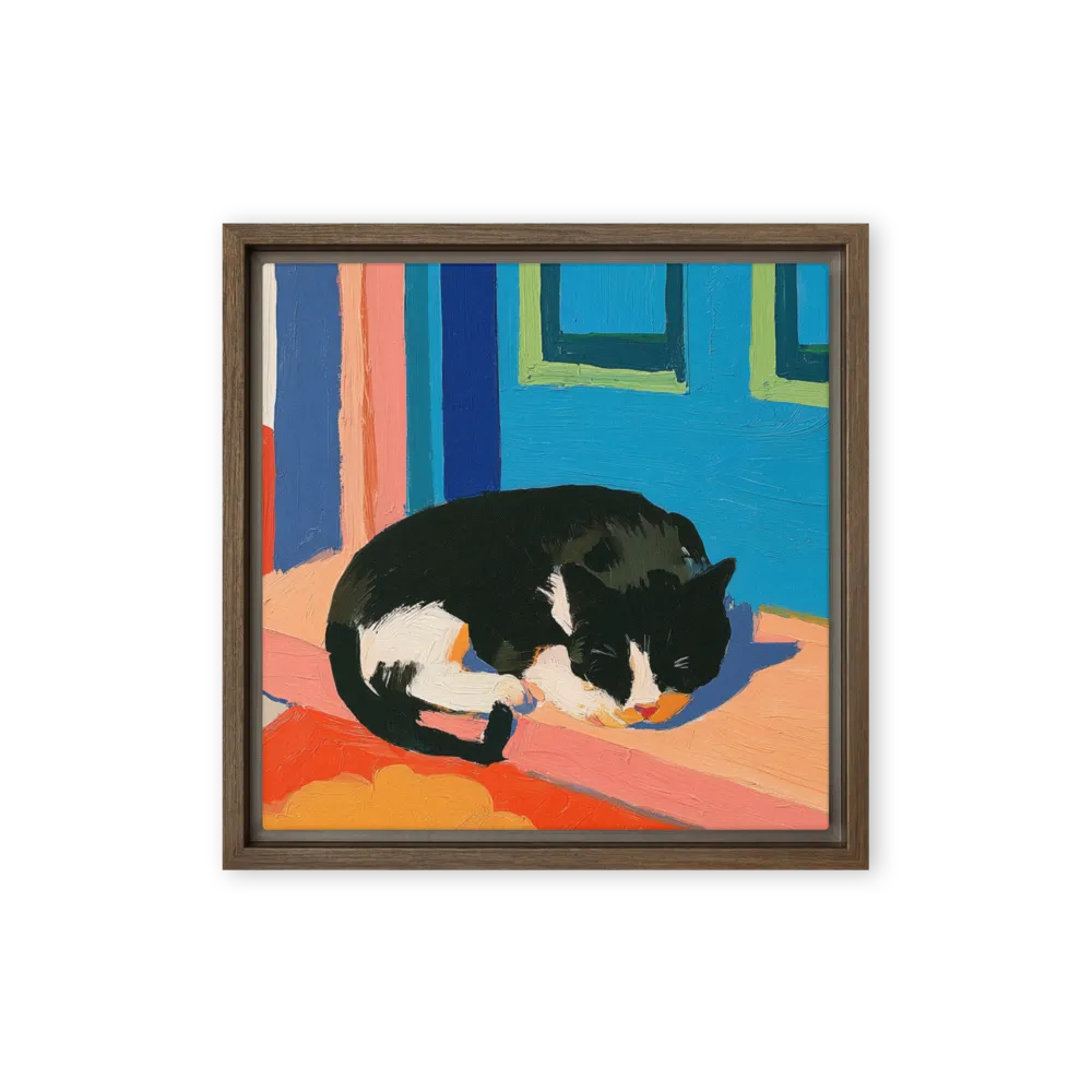 Cozy Catnap 
 Canvas | 18″x 18″