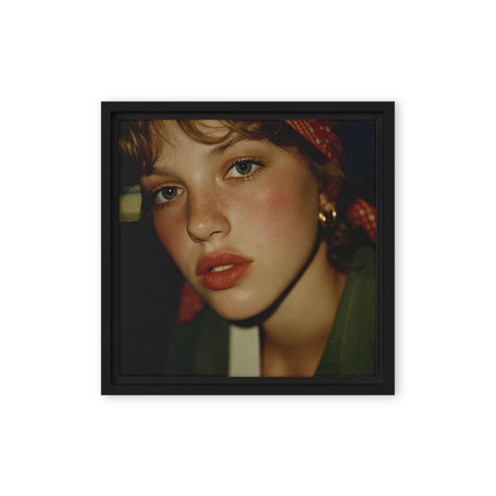 Vintage Freckled Portrait