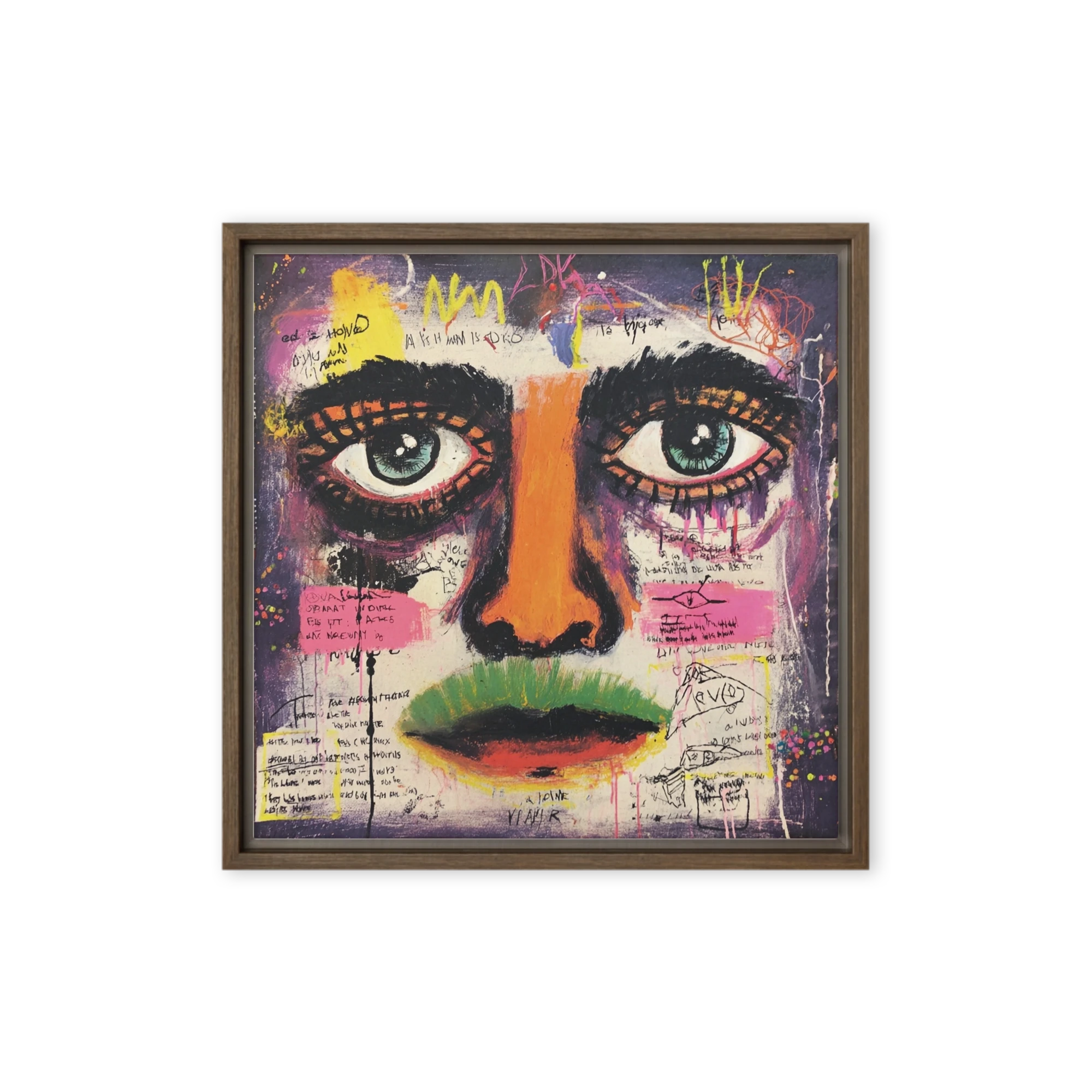 Gazing Raw Expression | Art Print