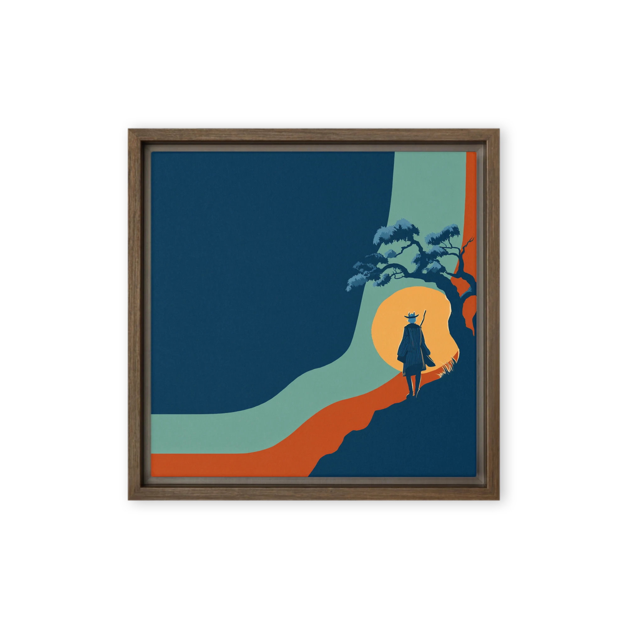 Wanderer's Sunset Path