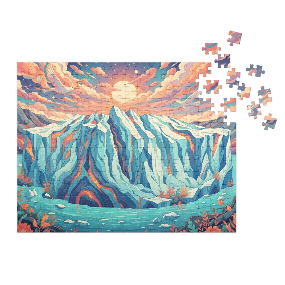 Pastel Iceberg Dreamscape