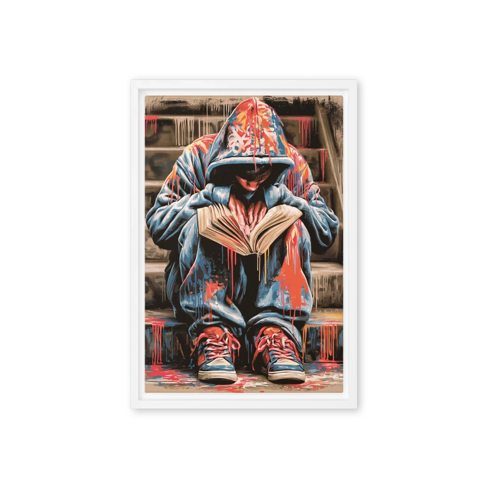 Reader in the Drips | Art Print