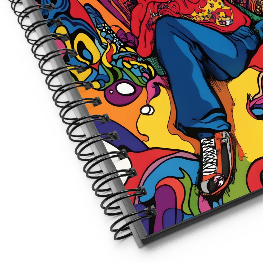 Psychedelic Dreamscape 
 Spiral Notebook | 140 pages