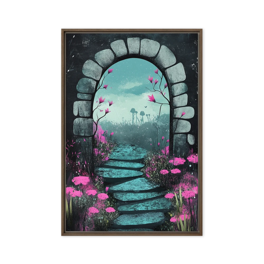 Mystical Mushroom Gateway | Art Print