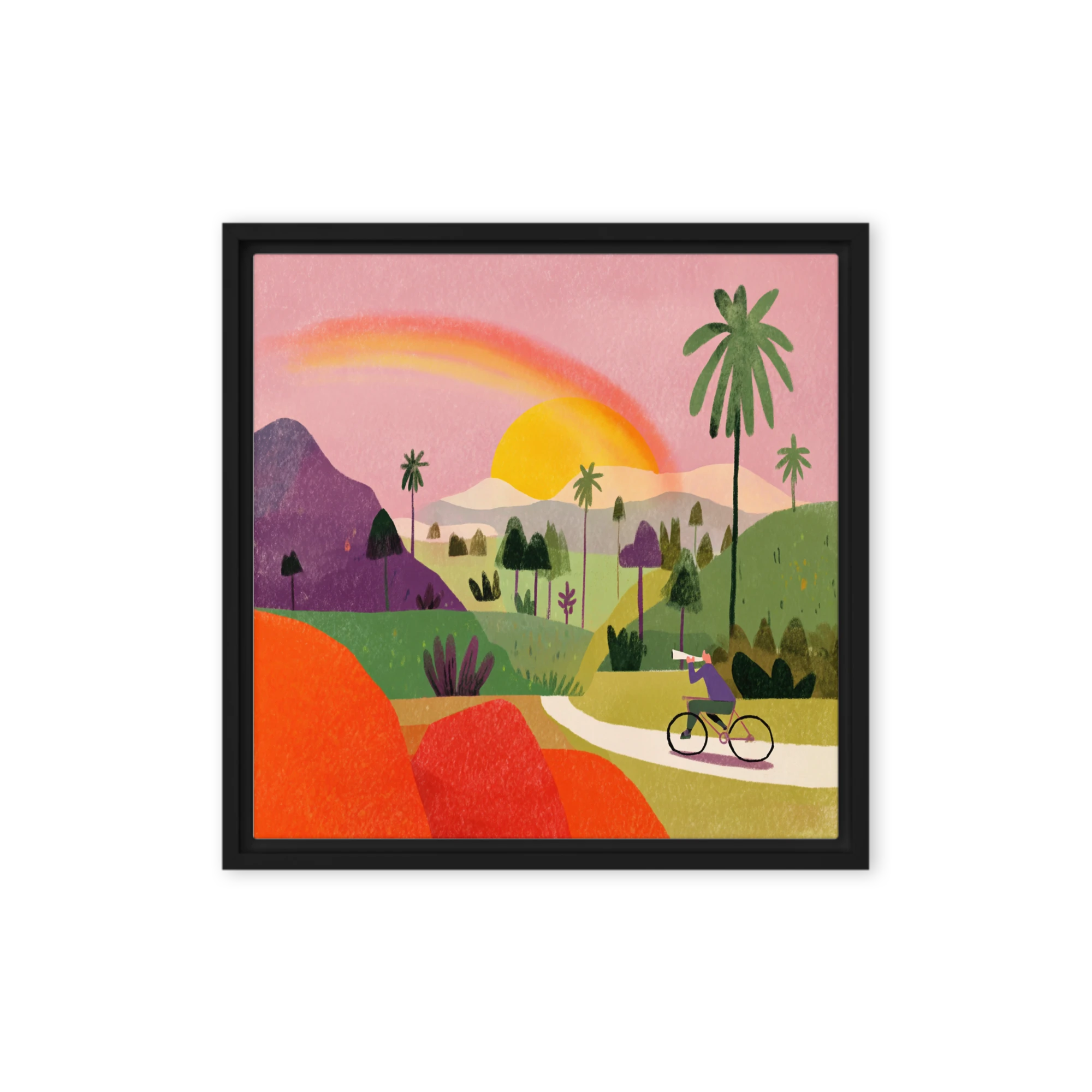 Sunlit Bicycle Ride