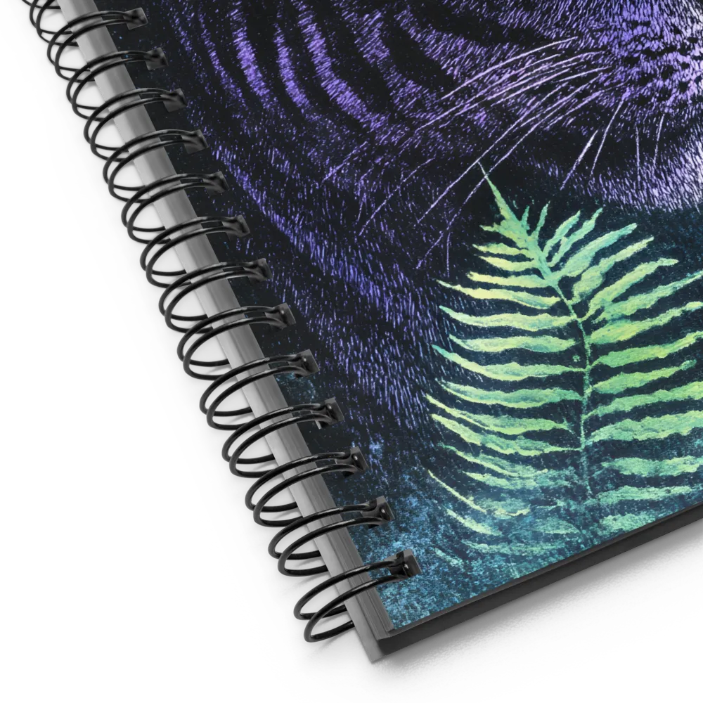 Enigmatic Panther Gaze 
 Spiral Notebook | 140 pages