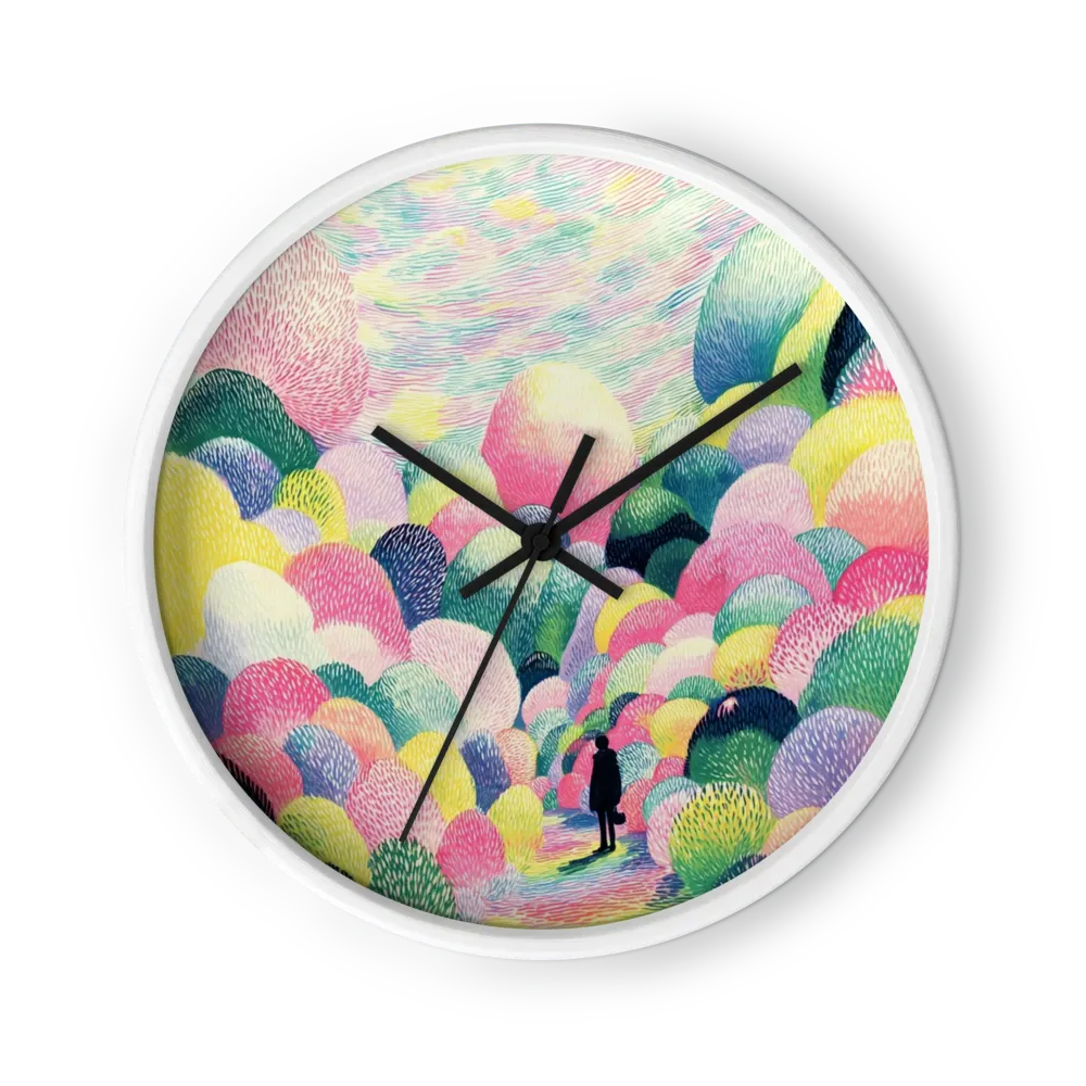 Blush and Lemon Bubble Gardens — Fine Line And Dots