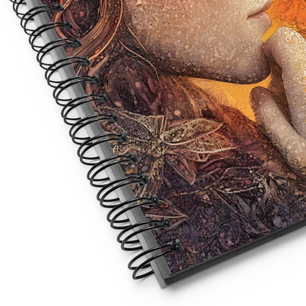 Golden Floral Dream 
 Spiral Notebook | 140 pages