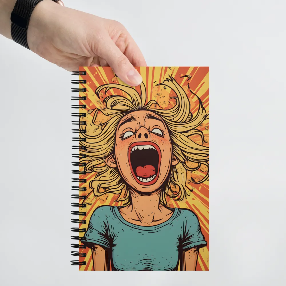 Pop Art Scream 
 Spiral Notebook | 140 pages
