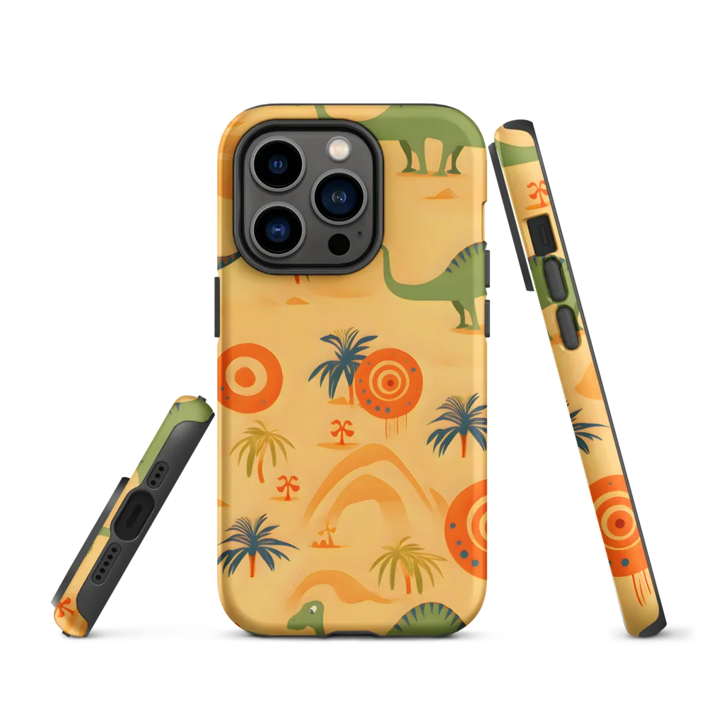 Whimsical Dinosaur Pattern | Phone Case
