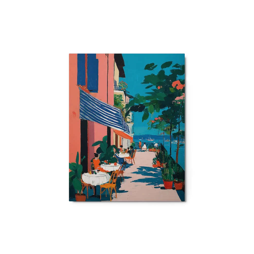 Seaside Cafe Afternoon | Art Print