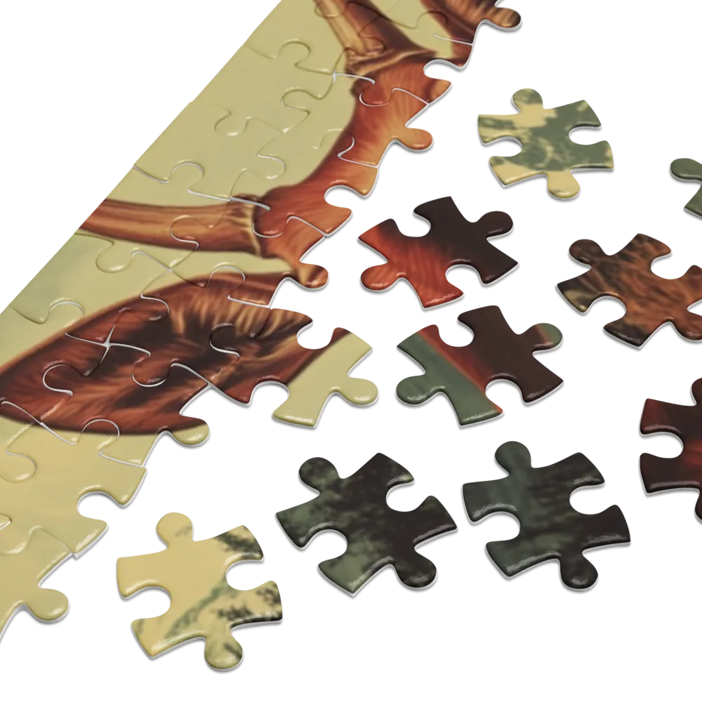 The Majestic Stag of the Mountains 
 Jigsaw Puzzle in Tin Box