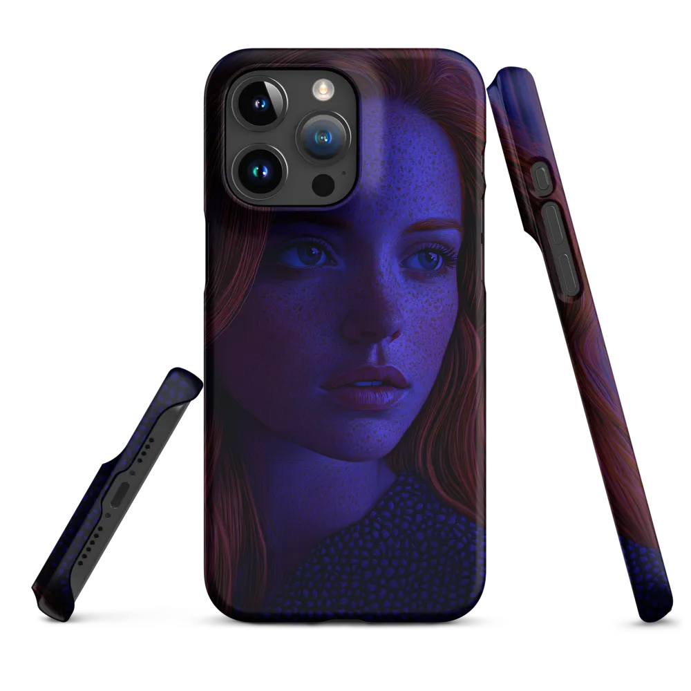Portrait of a Woman with Red Hair | Phone Case