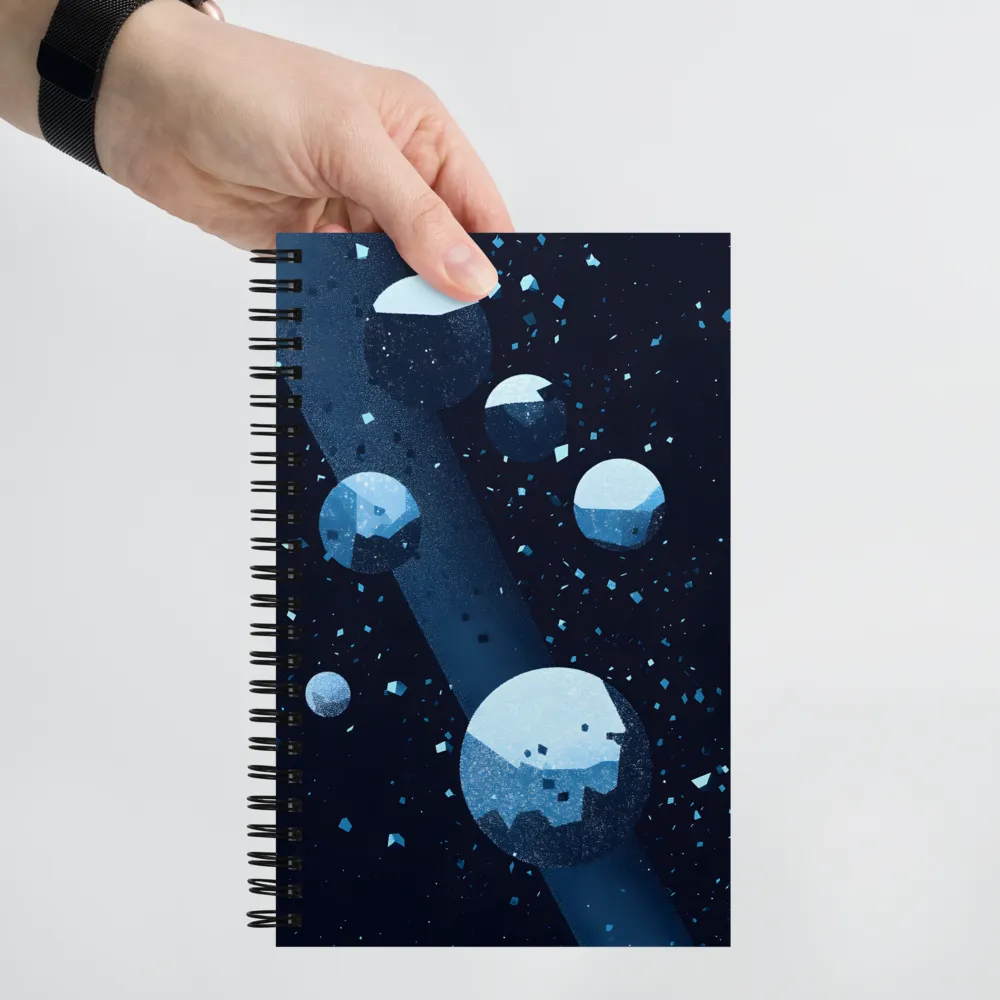 Cosmic Geometric Dance 
 Spiral Notebook | 140 pages