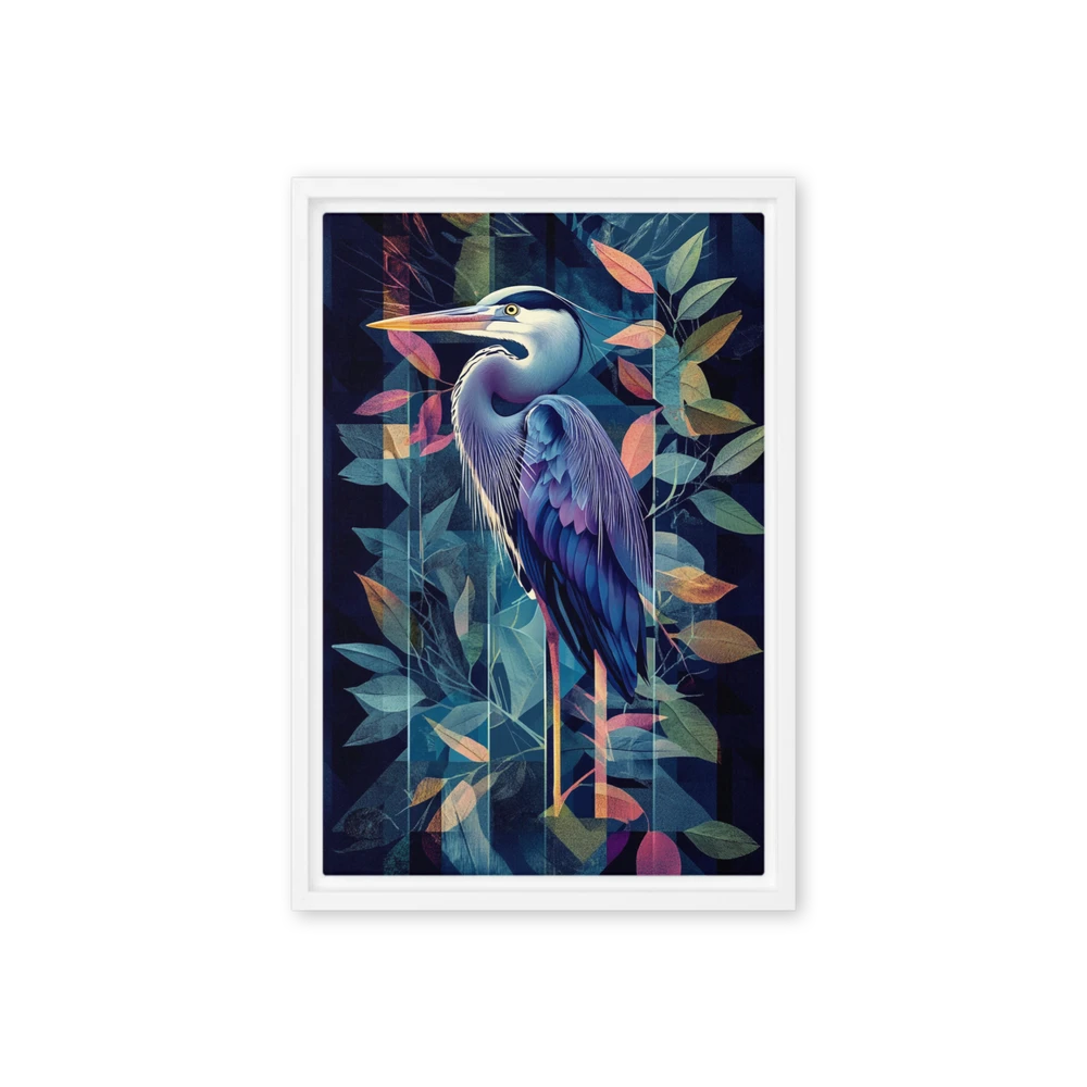 Geometric Heron | Art Print