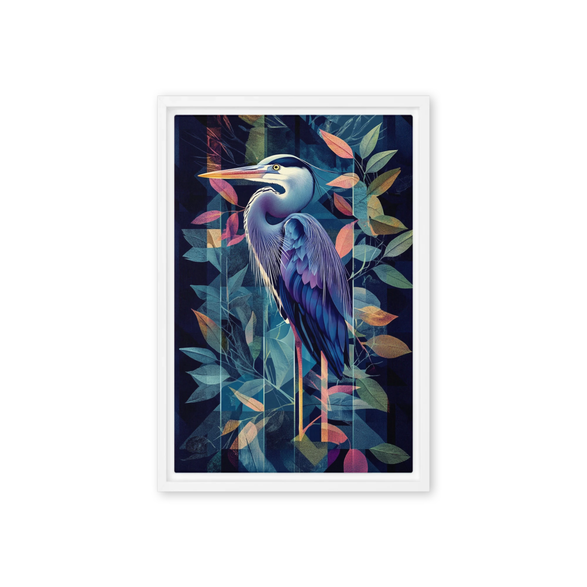 Stylized Heron Illustration