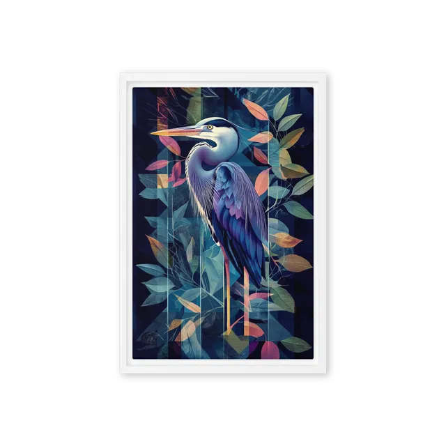 Geometric Heron | Art Print