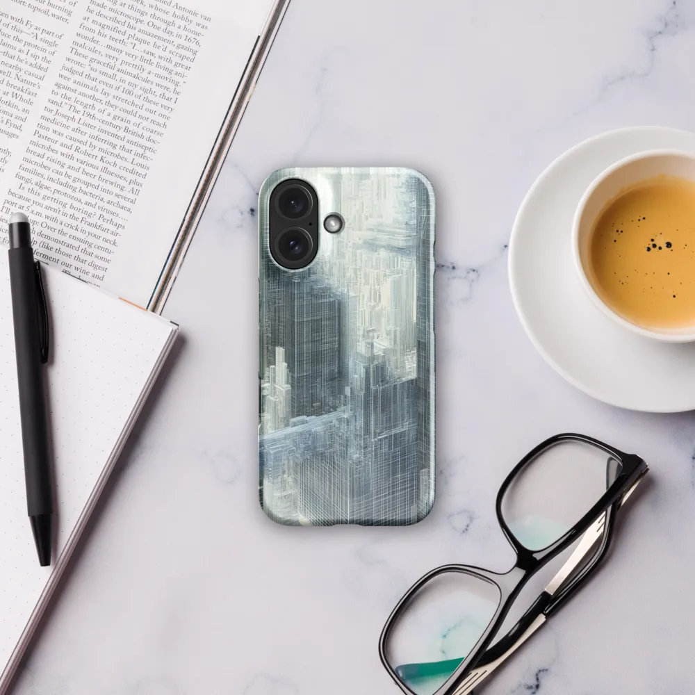 Futuristic Wireframe City 
 Samsung Galaxy S10 | Snap Case