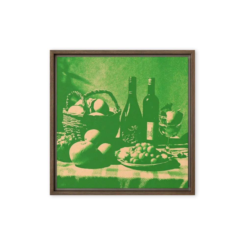 Verdant Still Life 
 Canvas | 8″x 8″