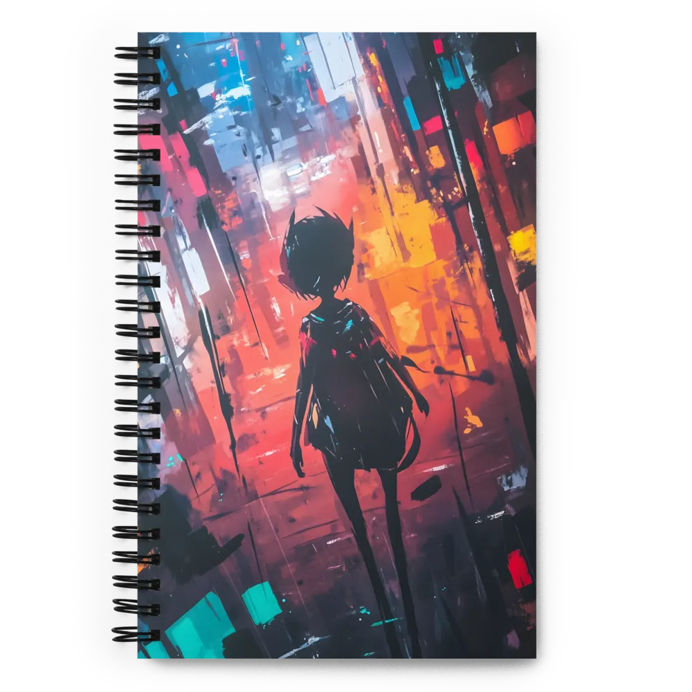 Neon City Stroll 
 Spiral Notebook | 140 pages